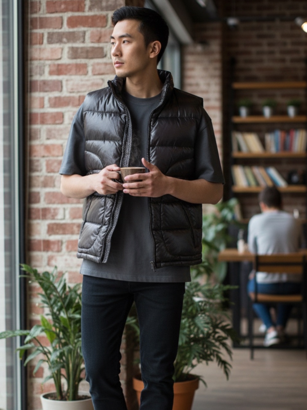 DKNY down vest